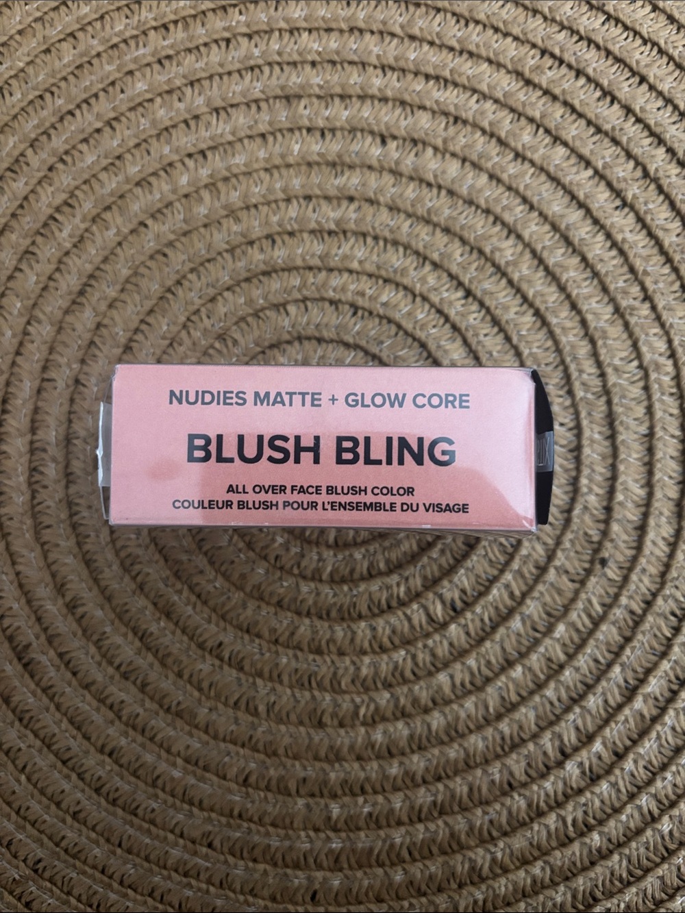 NUDESTIX Blush Bling All Over Face Blush - Soft Pink NEVER USED
